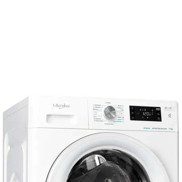 Mașină de spălat Whirlpool FFB 7469 WV EE 7 kg / 1400 rpm / White photo 7