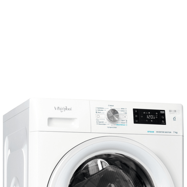 Mașină de spălat Whirlpool FFB 7469 WV EE 7 kg / 1400 rpm / White photo 7