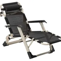 Șezlong Valconi WJX-02 Metal / Stofă / Black Gray