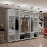 Шкаф My-Style Cupe 280 x 60см x 200 / ЛДСП / Пепельный photo 3