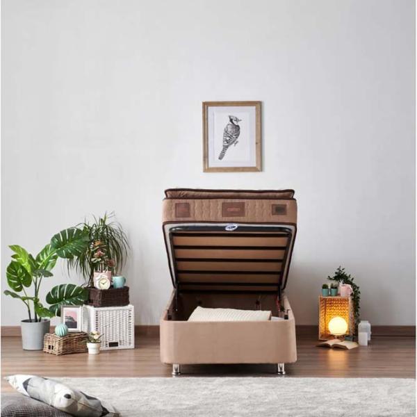 Кровать Trendy Helen 90 x 190 см / Сталь / Светло-коричневый photo 5