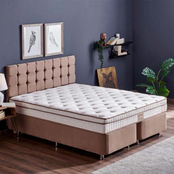 Кровать Trendy Helen 90 x 200 см / Сталь / Светло-коричневый photo 1