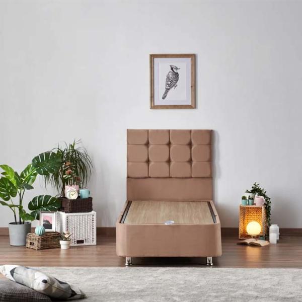 Кровать Trendy Helen 90 x 200 см / Сталь / Светло-коричневый photo 3