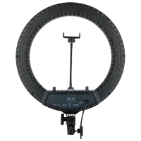 Trepied cu lampă Selfie Ring Light HQ-23NS 23" Black photo 2