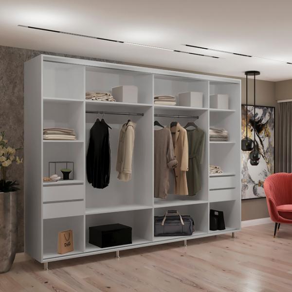 Dulap My-Style Cupe 300 x 60 x 220 / PAL / Ashen photo 3