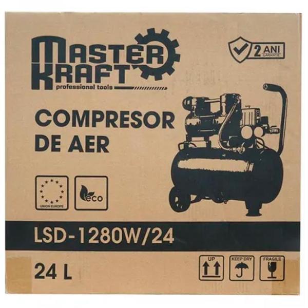 Компрессор Master Kraft LSD1280W/24 / Поршневой photo 5