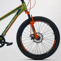 Bicicletă Fulger Avatar 24 24" Oțel / Green Orange photo 3