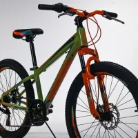 Bicicletă Fulger Avatar 24 24" Oțel / Green Orange photo 5