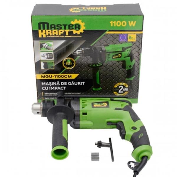 Mașină de găurit Master Kraft MGU-1100CM 1100 W / 3000 rot/min photo 4