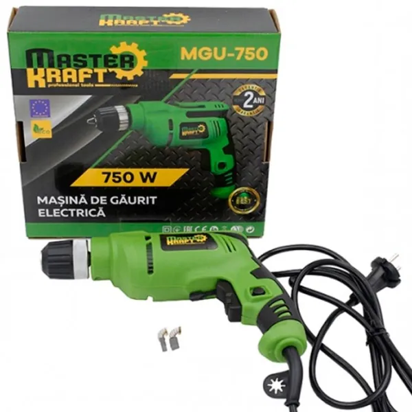Mașină de găurit Master Kraft MGU-750 750 W / 3200 rot/min photo 4