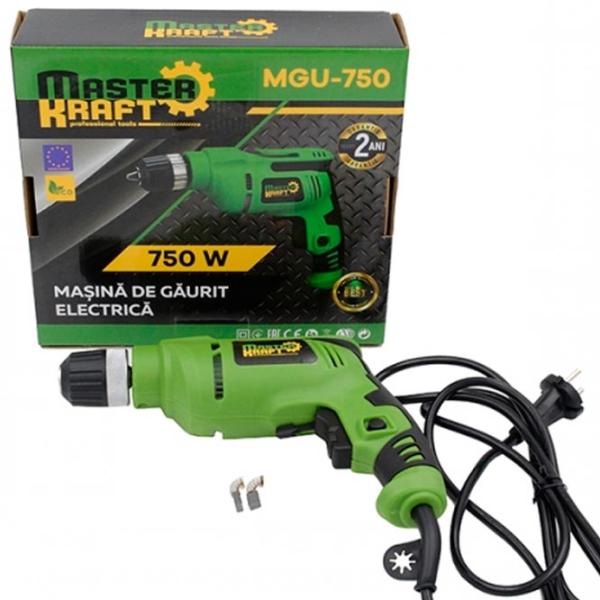 Mașină de găurit Master Kraft MGU-750 750 W / 3200 rot/min photo 4