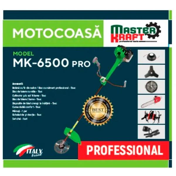 Motocoasă Master Kraft MK6500PRO  / Green photo 2