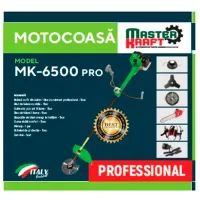 Motocoasă Master Kraft MK6500PRO / Green photo 2