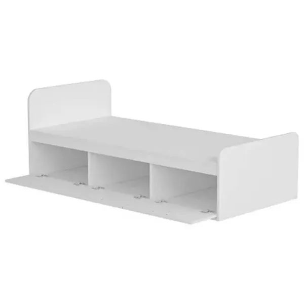Кровать Trendy Akser 90 x 190 см / ДСП меламин / Белый photo 5
