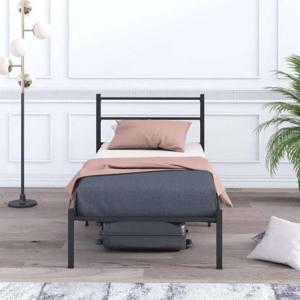 Pat Trendy Basic 90 x 200 cm / Metal / Black photo 2