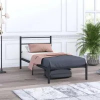 Pat Trendy Basic 90 x 200 cm / Metal / Black photo 3