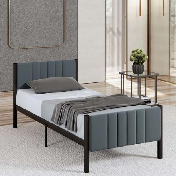 Pat Trendy Lotus 90 x 190 cm / Metal / Anthracite photo 2