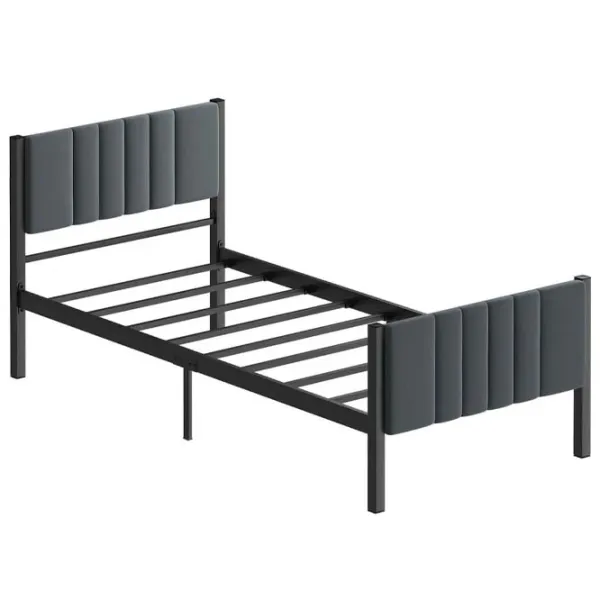 Кровать Trendy Lotus 90 x 200 см / Металл / Антрацит photo 1