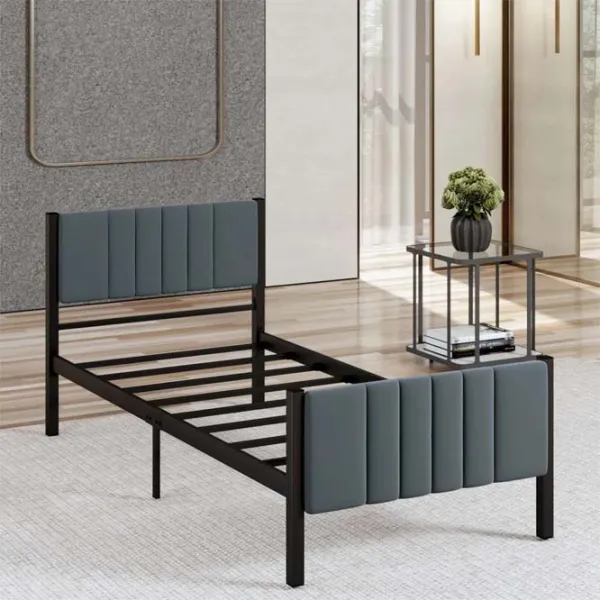 Кровать Trendy Lotus 90 x 200 см / Металл / Антрацит photo 4
