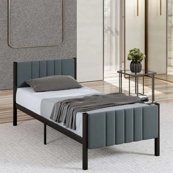 Кровать Trendy Lotus 100 x 200 см / Металл / Антрацит photo 2