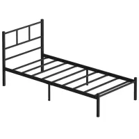 Кровать Trendy Cemre 90 x 190 см / Металл / Черный