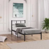 Кровать Trendy Cemre 90 x 190 см / Металл / Черный photo 2
