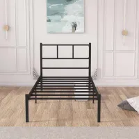 Кровать Trendy Cemre 90 x 200 см / Металл / Черный photo 4