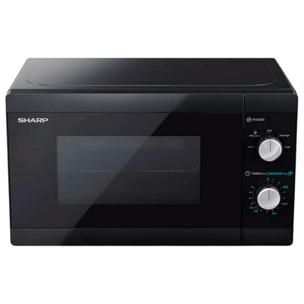 Cuptor cu microunde SHARP YC-MS01E-B Standart / 800 W / Black photo 1