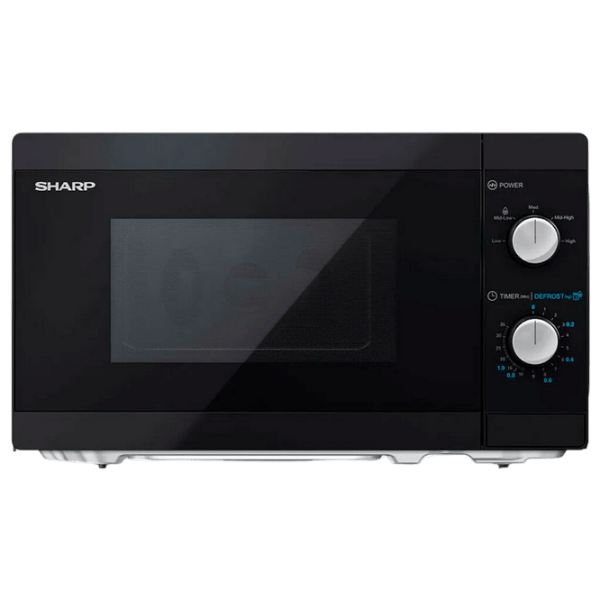 Cuptor cu microunde SHARP YC-MS01E-B Standart / 800 W / Black photo 2