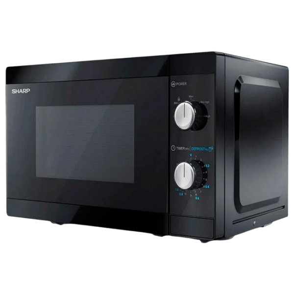 Cuptor cu microunde SHARP YC-MS01E-B Standart / 800 W / Black photo 3