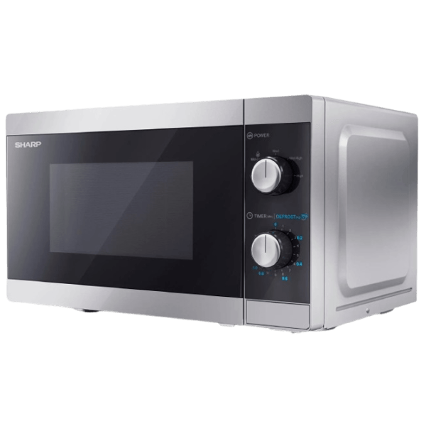 Cuptor cu microunde SHARP YC-MS01E-S Standart / 800 W / Silver photo 3