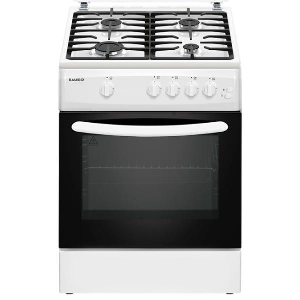 Плита Bauer TG 6640 WICF Газовая/ Белый/ Черный photo 2
