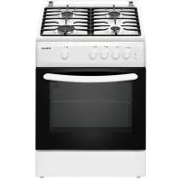 Aragaz Bauer TG 6640 WICF Pe gaz/ White/ Black photo 2