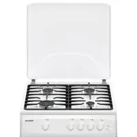 Aragaz Bauer TG 6640 WICF Pe gaz/ White/ Black photo 3