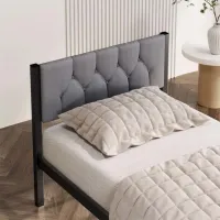 Pat Trendy Stil 90 x 200 cm / Metal / Gray photo 4