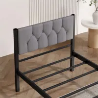Pat Trendy Stil 90 x 200 cm / Metal / Gray photo 5