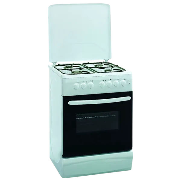Aragaz Bauer TE 6640 WI Pe gaz/ White/ Black photo 1