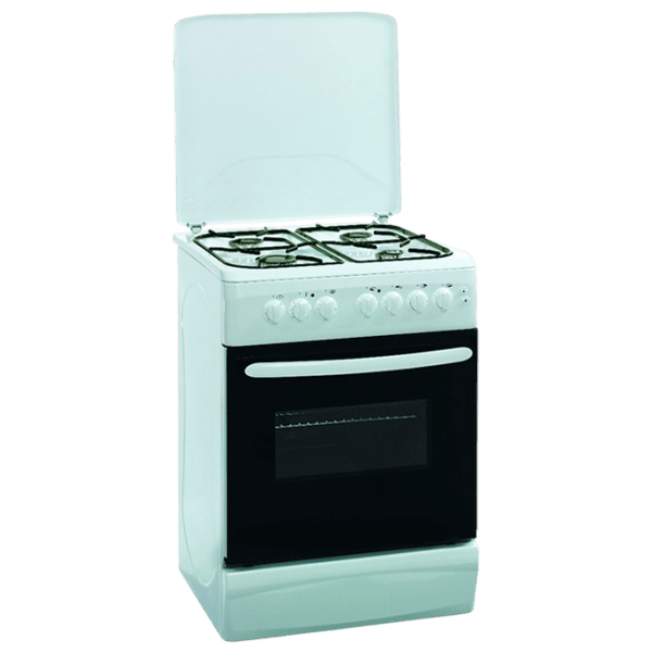 Aragaz Bauer TE 6640 WI Pe gaz/ White/ Black photo 1