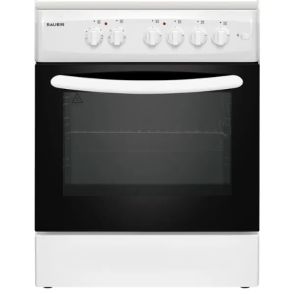 Aragaz Bauer TE 6640 WITCF Pe gaz/ White/ Black photo 2