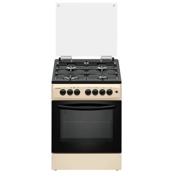 Плита Bauer TE 6640 BEBLCT Комбинированная/ Бежевый/ Черный photo 1