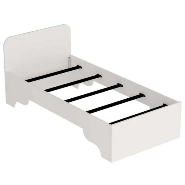 Кровать Trendy Luses 90 x 190 см / ДСП меламин / Белый photo 3