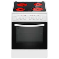 Плита Bauer T 6071G1W Электрическая/ Белый/ Черный