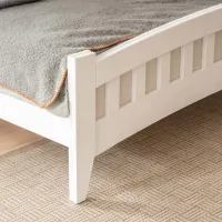 Кровать Trendy Lrya 90 x 200 см / МДФ / Белый photo 7