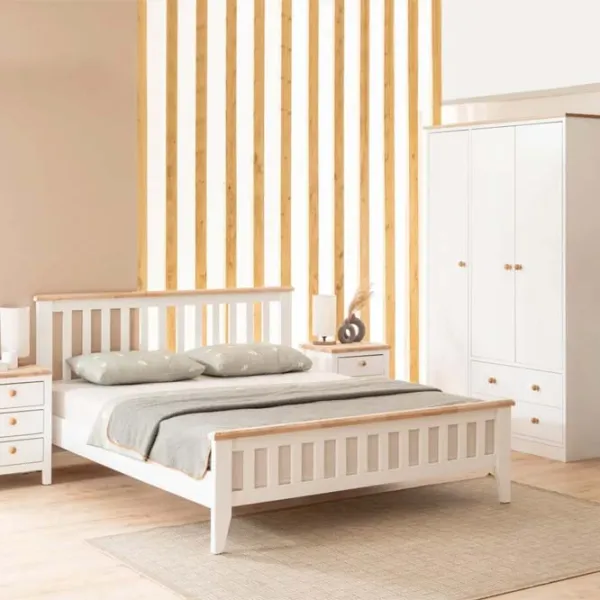 Кровать Trendy Inci 90 x 190 см / МДФ / Белый photo 4