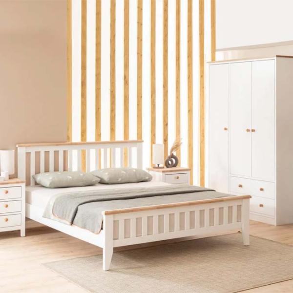 Кровать Trendy Inci 90 x 200 см / МДФ / Белый photo 7