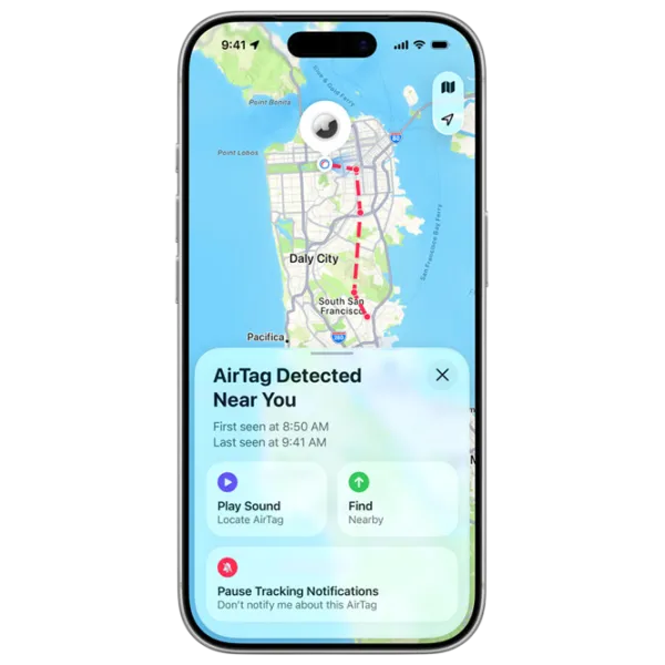Smart Tracker Apple AirTag (1 Pack) 2026 Daruma White photo 6