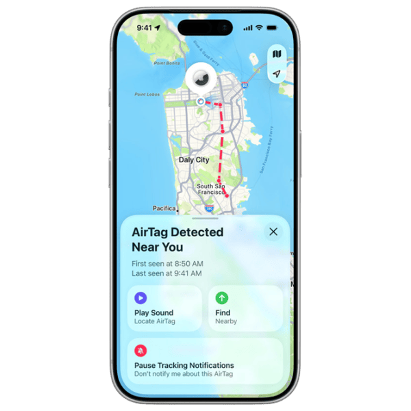 Smart Tracker Apple AirTag (1 Pack) 2026 Daruma White photo 6