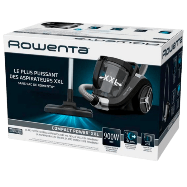 Пылесос Rowenta Compact Power XXL 900 Вт / Серый Черный photo 7