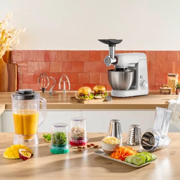 Robot de bucătărie Tefal QB525B38 1100 W / Inox photo 9
