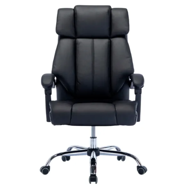 Fotoliu de birou Magnus MC 134-1 ECO Piele/ Black Silver photo 2